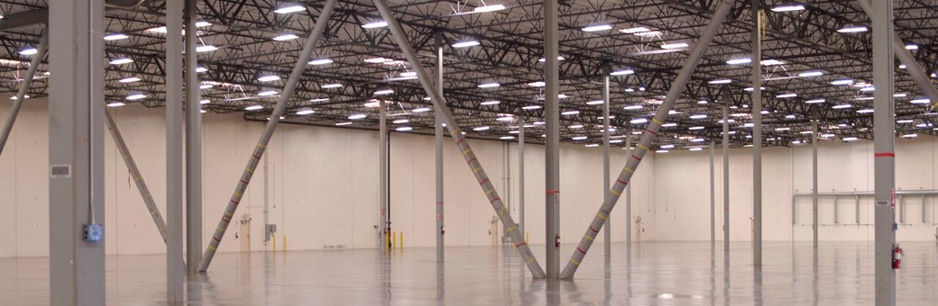 Atlanta warehouse pressure washing interior and exterior. 